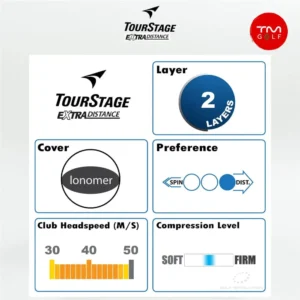 Tourstage Extra Distance Golf Ball 3